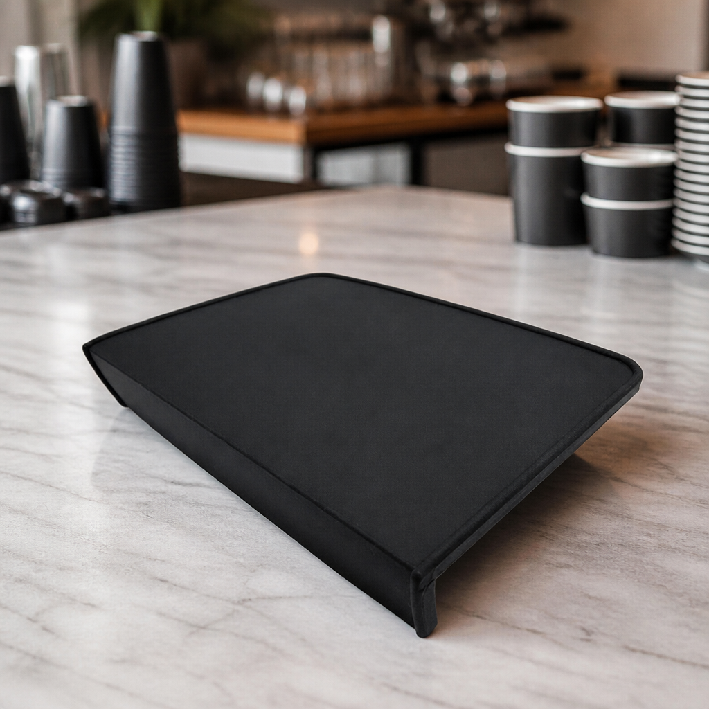 Commercial Coffee Tamping Mat Non-Slip Silicone 20x15cm