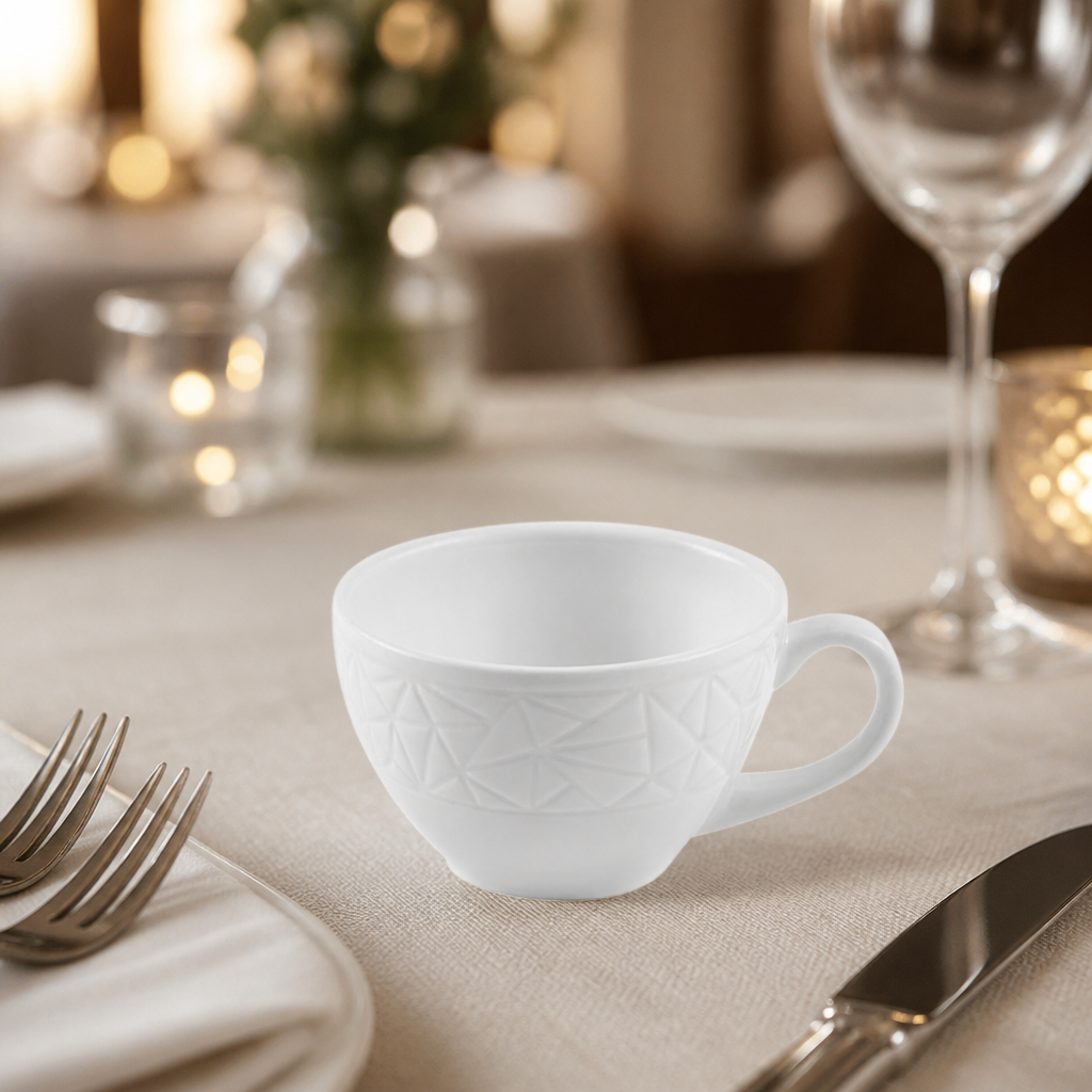 Set of 6 Abstract 3oz Cups for contemporary dining