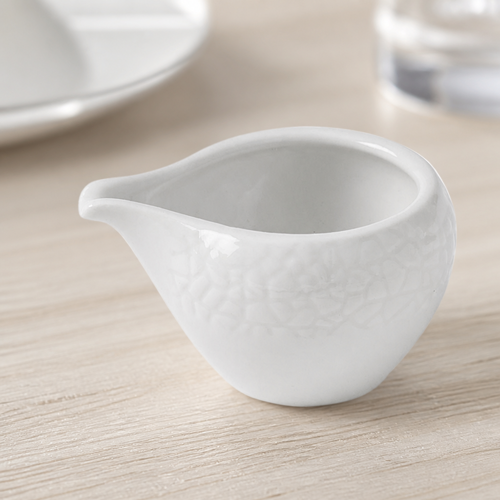 Commercial Ceramic Jugs 56ml - 12 Pack for Catering Use