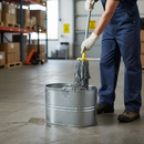 Premium Galvanised Steel Mop Bucket with Complete Wringer Cone for Efficient Cleaning