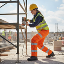 Professional High-Visibility Combat Trousers with Reflective Features and Comfort Fit for Enhanced Safety in Hazardous Environments