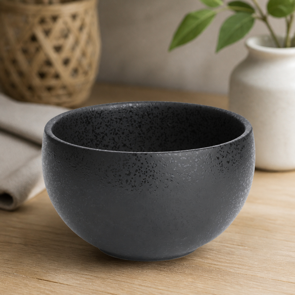 Commercial Fusion Rice Bowls 130mm - 6 Pack Reactive Glaze