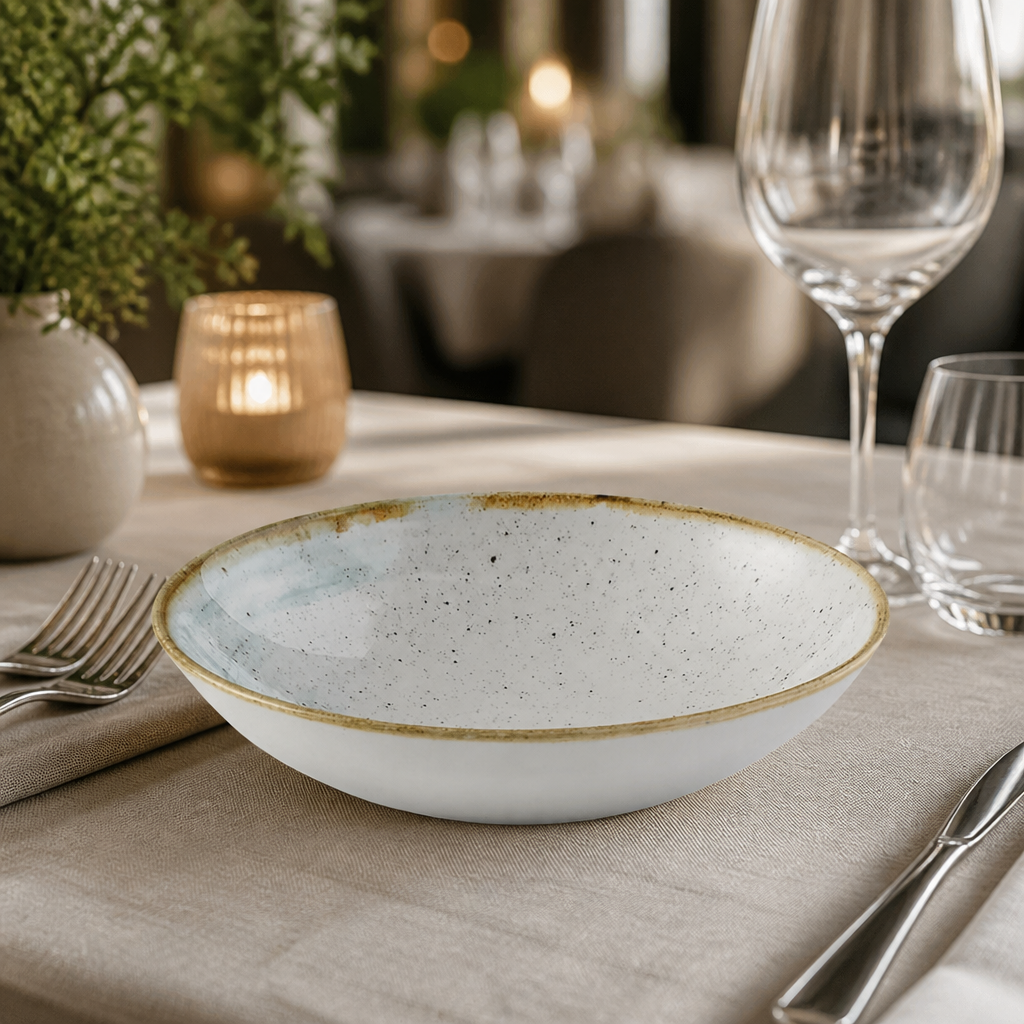 Commercial Accents Coupe Bowls 182mm in Duck Egg - 12 Pack