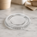 Recyclable PET Lids for Portion Pots 1000 Pack Clear
