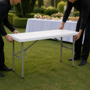 4ft Commercial Folding Table Lightweight Outdoor Use
