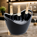 Large Commercial Acrylic Wine And Champagne Bucket 3 Bottle Capacity