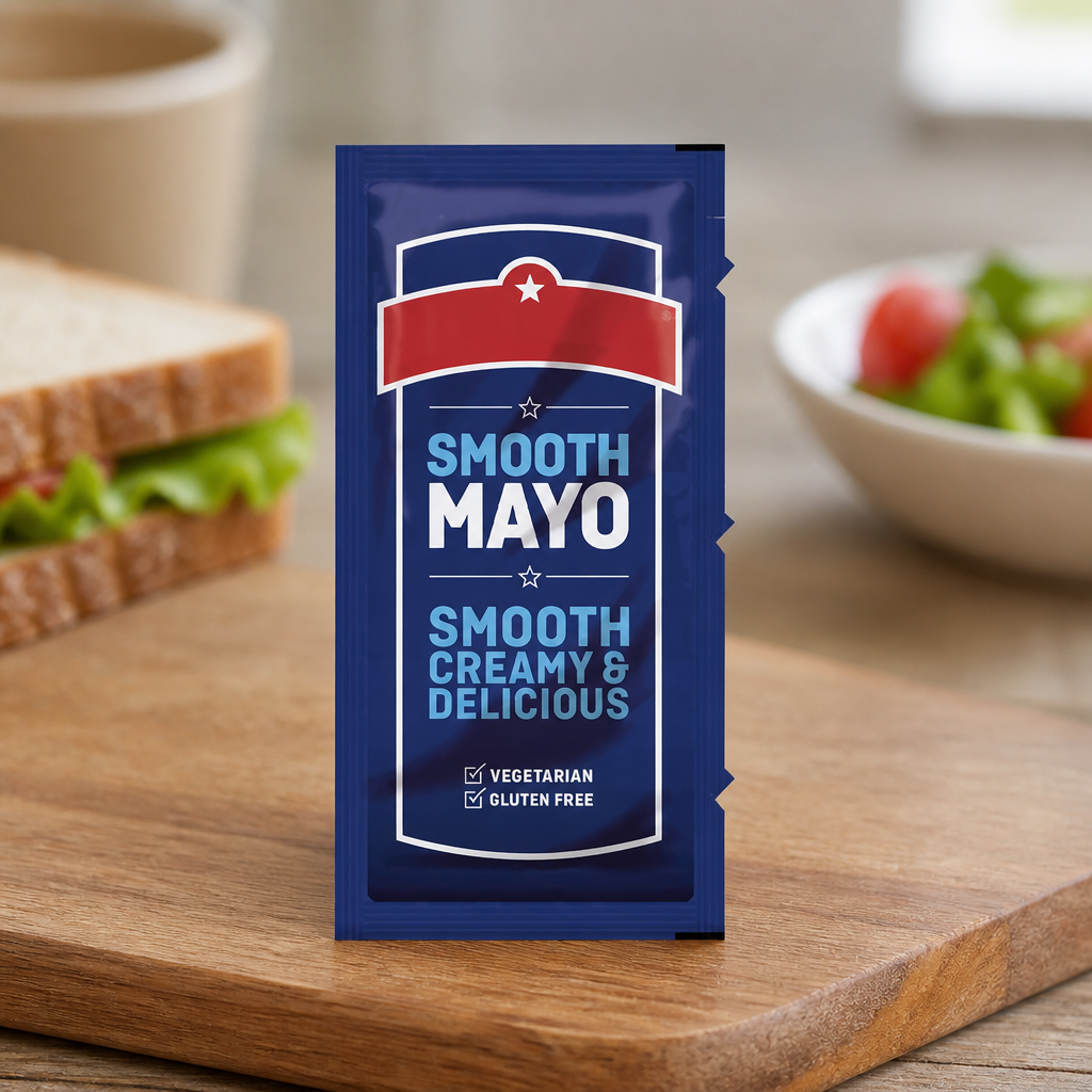 200 pack of 10g commercial mayonnaise sachets