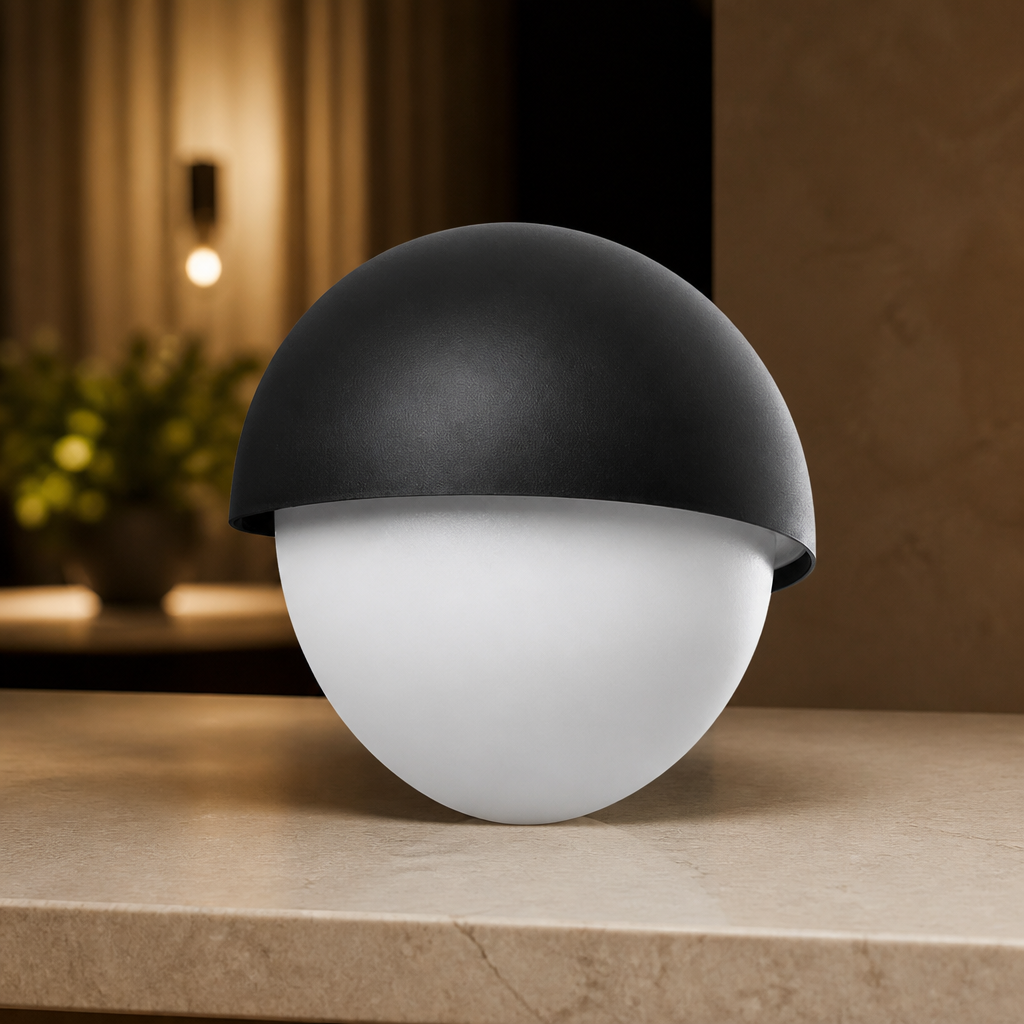 Outdoor Wall Light 180mm Warm Light Plastic Fixture