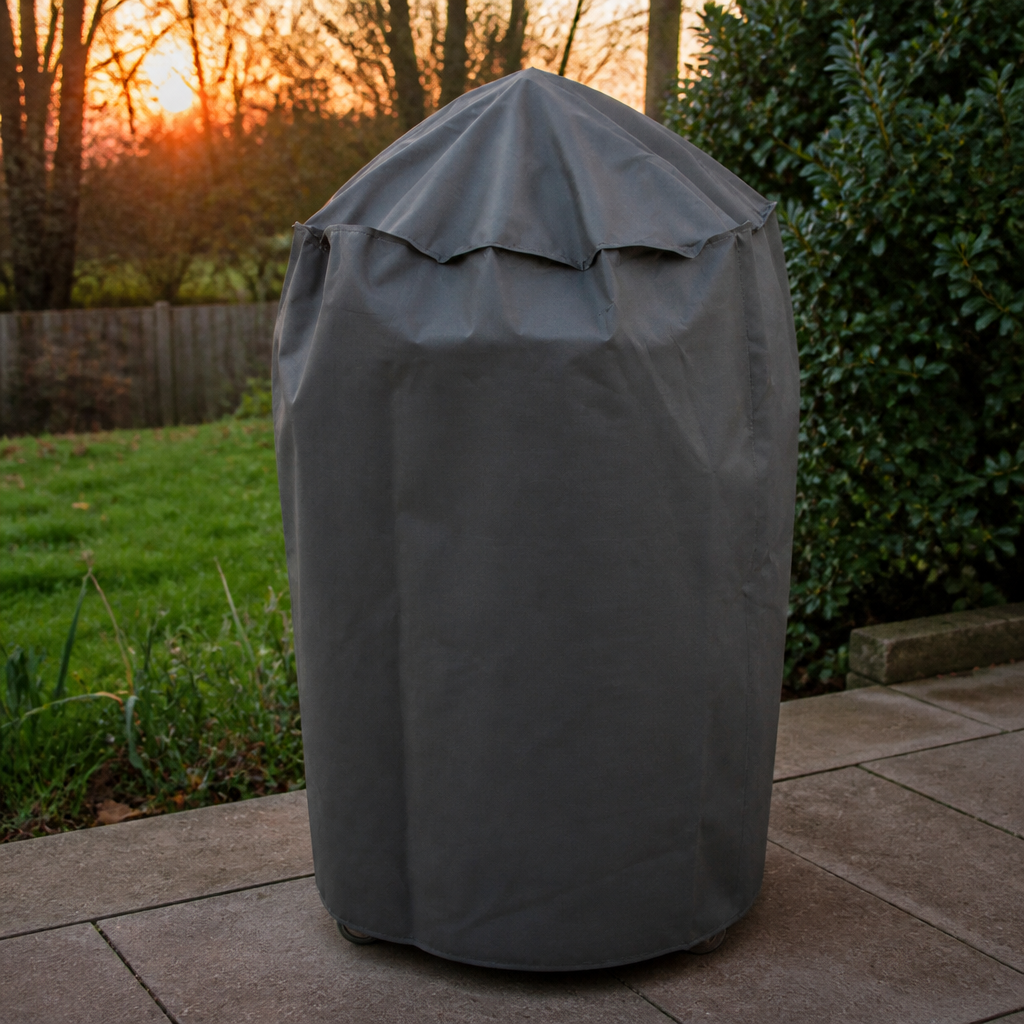 Commercial BBQ Cover for Ceramic Barbecue Protection Grey