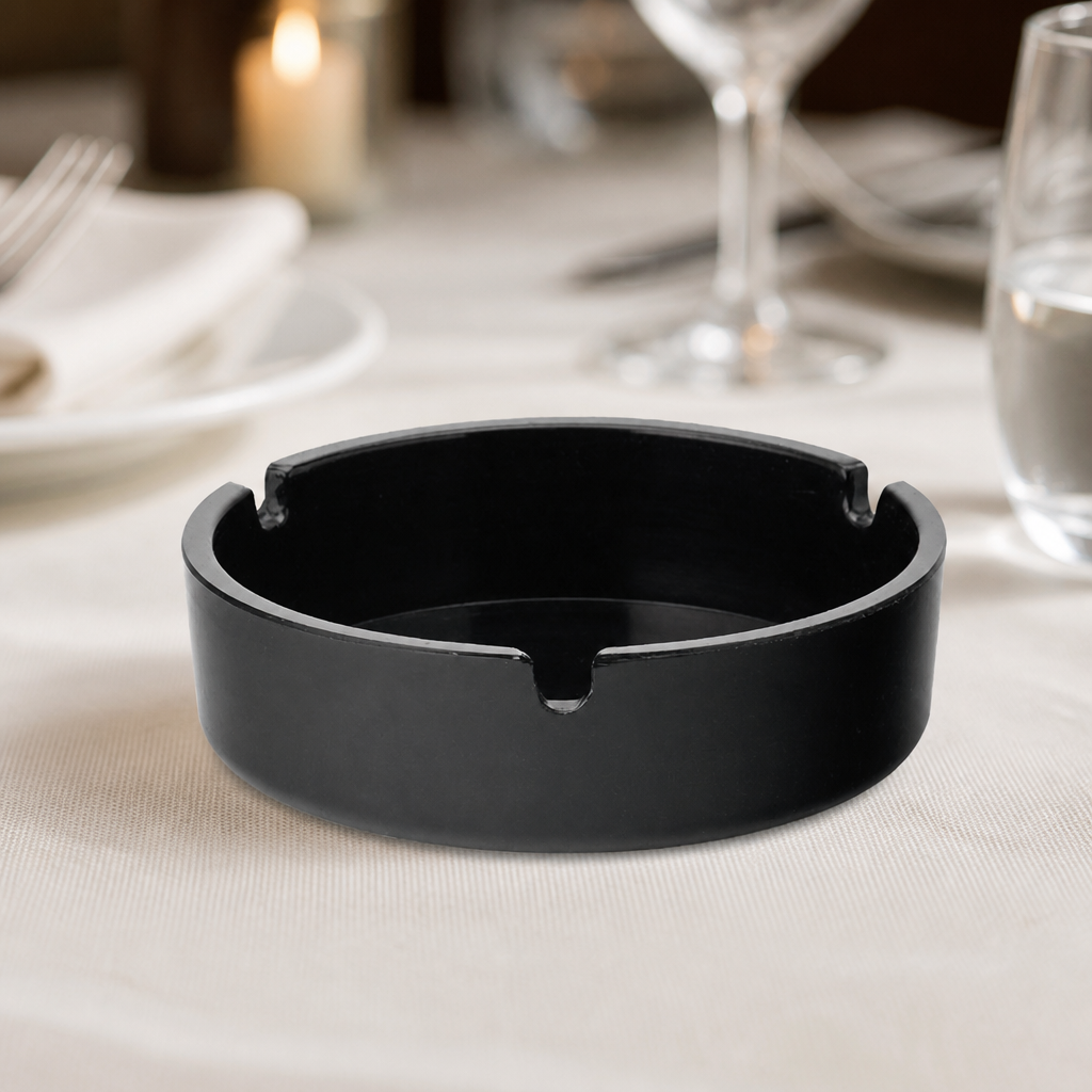Commercial Melamine Ashtrays 100mm Diameter Pack of 10