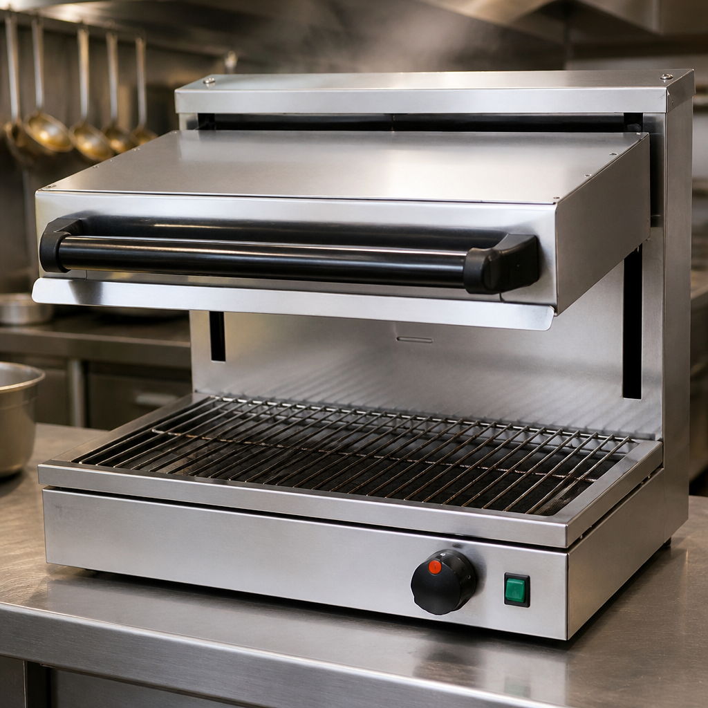 Commercial Salamander Grill 1/1GN Capacity 3kW Heat Source