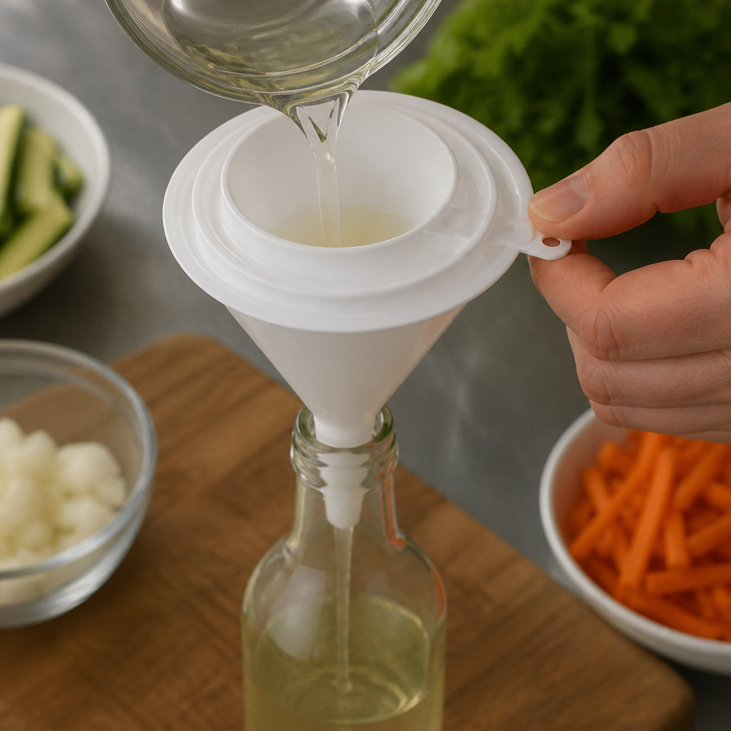 Commercial Kitchen Funnel Set 3 Pack 65mm 80mm 100mm