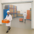 Ribbed Freezer PVC Strips – Twin Track, -24°C Rated Linear Metre