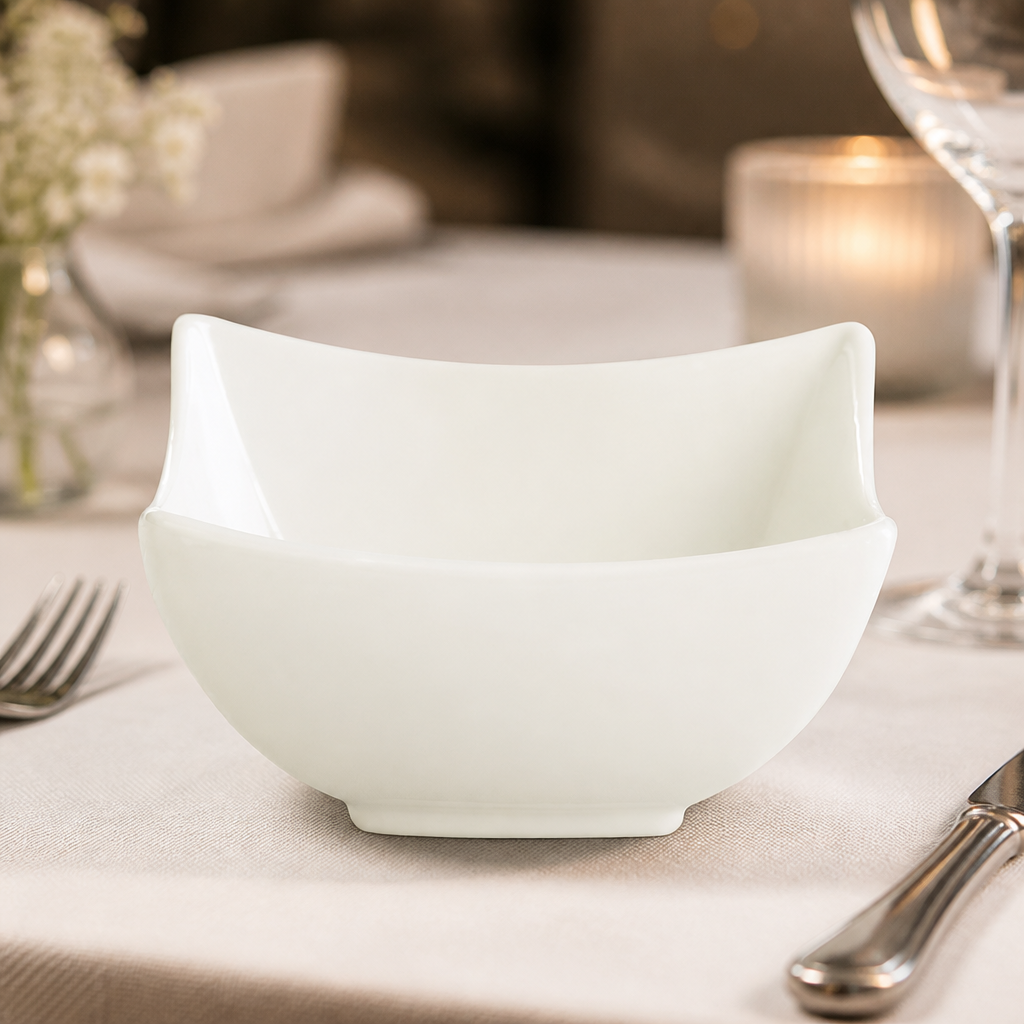 Commercial Deep Square Appetizer Bowls 90mm 24 Pack