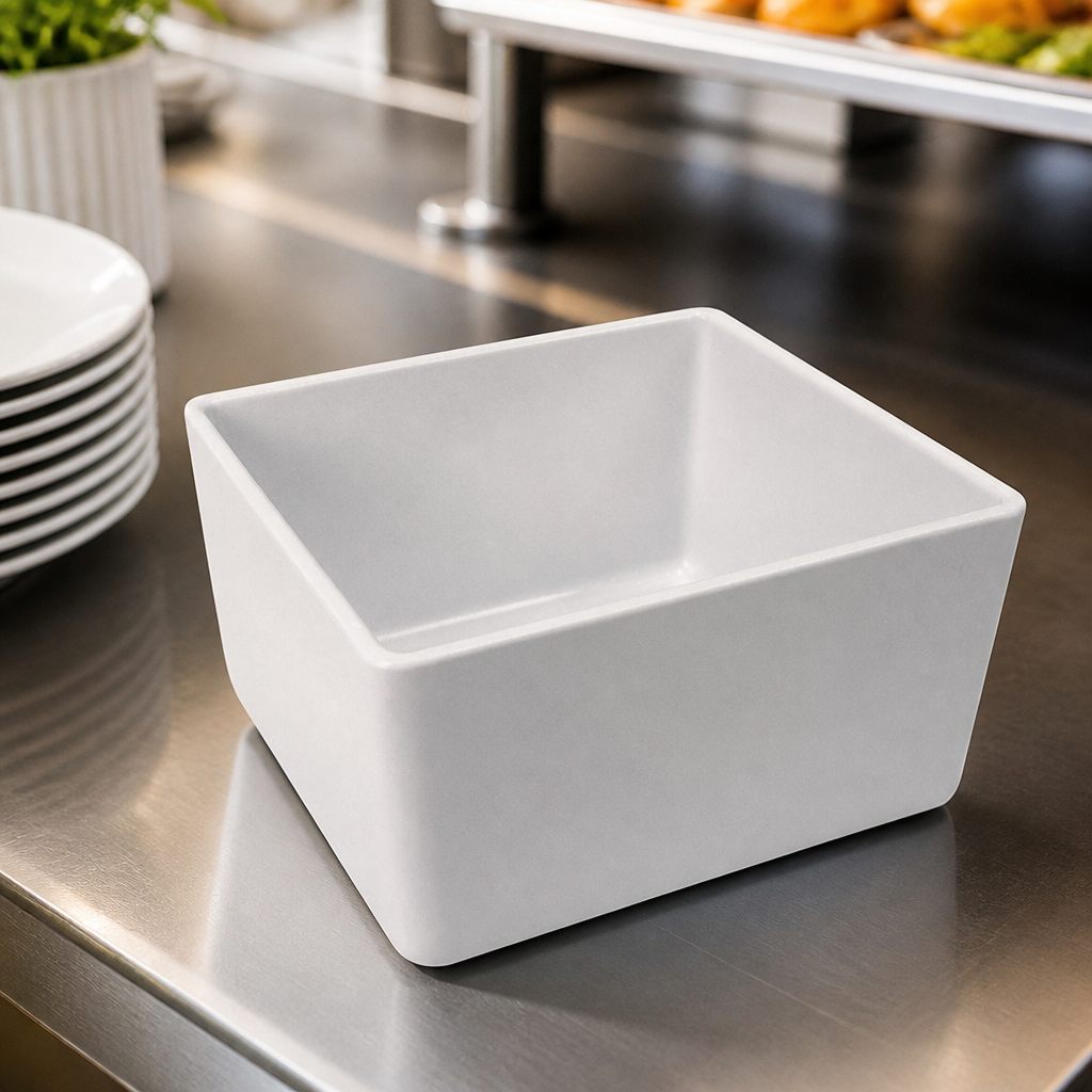 Commercial 2L Salad Crock Dishwasher Safe Melamine