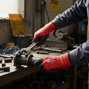 Premium Double Dipped General Purpose Glove - Ergonomic Design, Excellent Grip, and Bacteria Protection for All-Day Comfort
