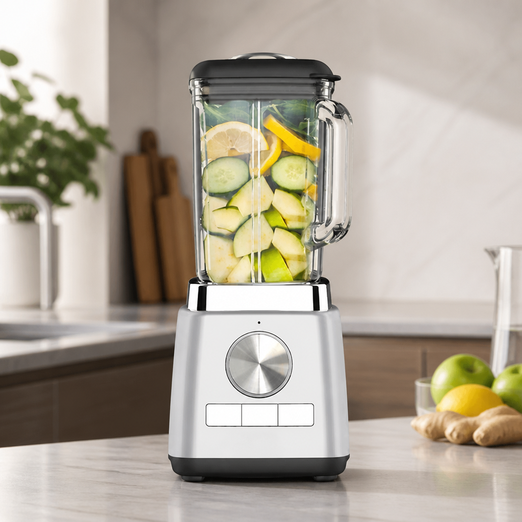 2L Commercial Food Blender with Borosilicate Glass Jug