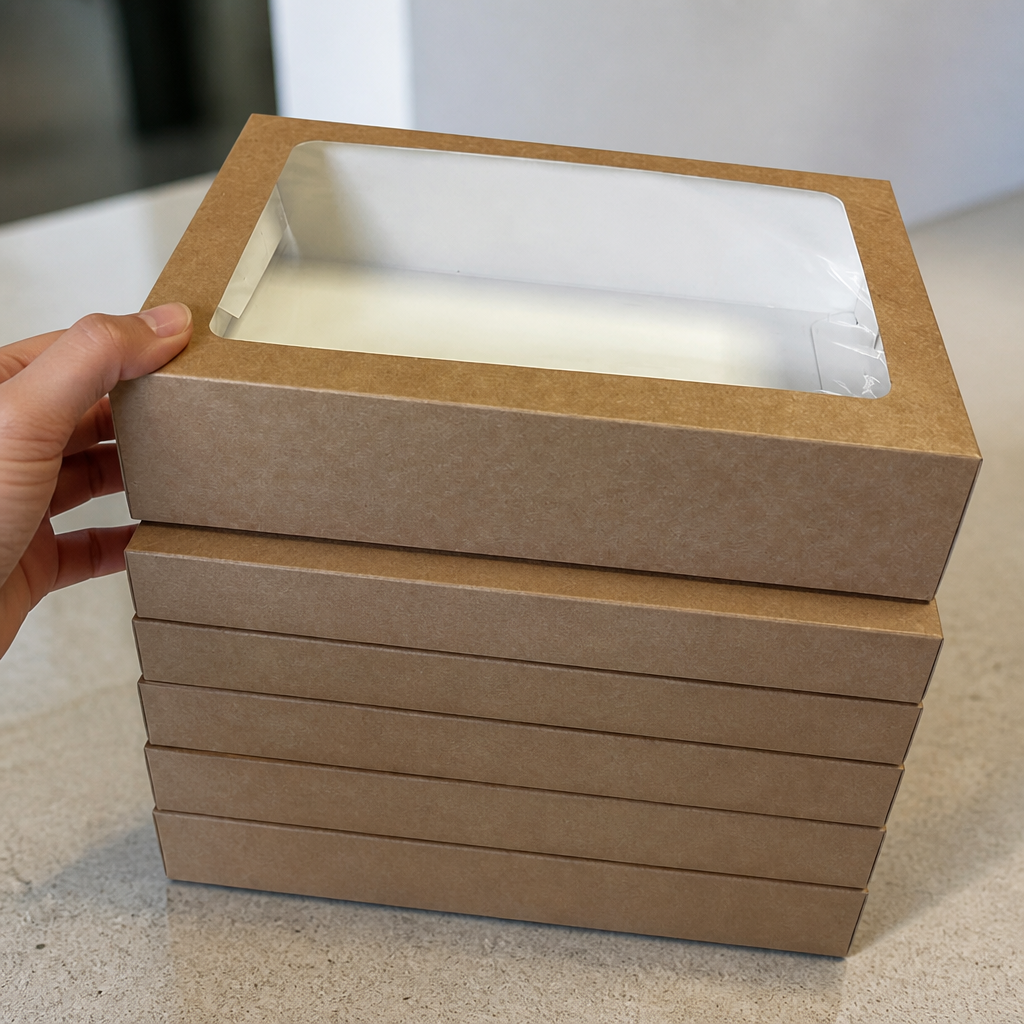 Recyclable Takeaway Food Container Platter Box 25 Pack