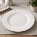 Commercial Pure White Wide Rim Plates 290mm - 18 Pack