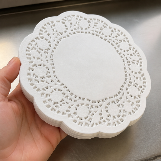 Commercial Paper Doilies 165mm - 250 Pack for Food Presentation