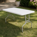 Commercial 5ft Rectangular Folding Table with Locking Legs