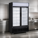 950Ltr Commercial Upright Display Cooler with Hinged Doors