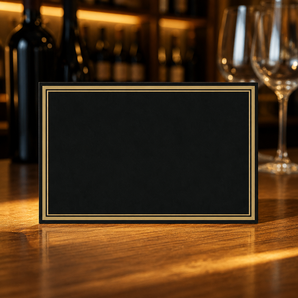 Commercial Bar Signage for Wine Measures 125ml & 175ml