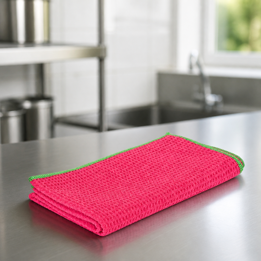 Red Heavy Duty Microfibre Cleaning Cloth 400x400mm