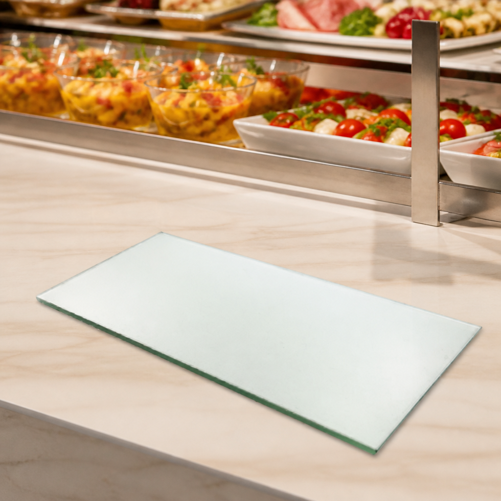 Commercial Display Glass Tile Insert 914x178mm