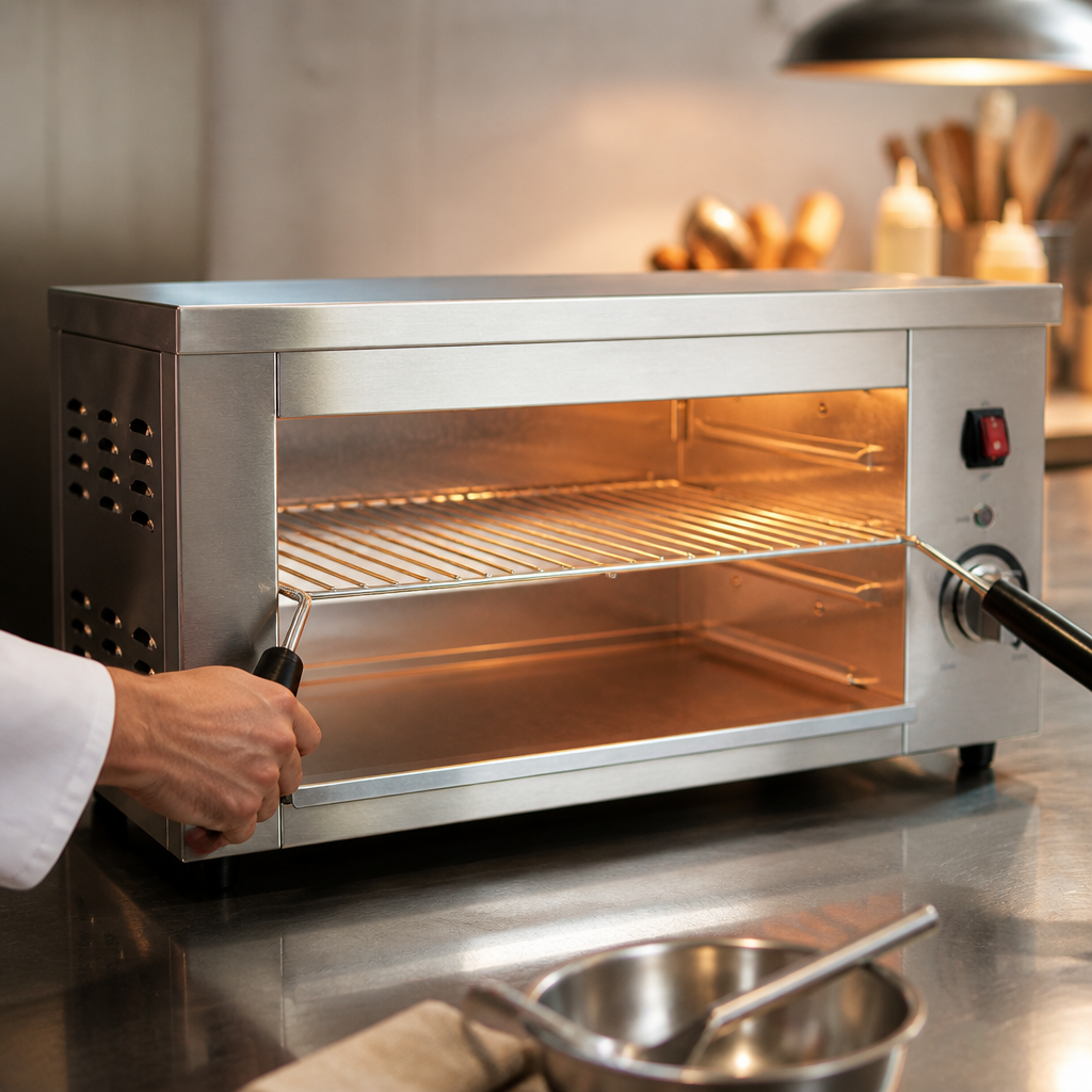 Commercial Salamander Grill 3kW Stainless Steel 639mm Width