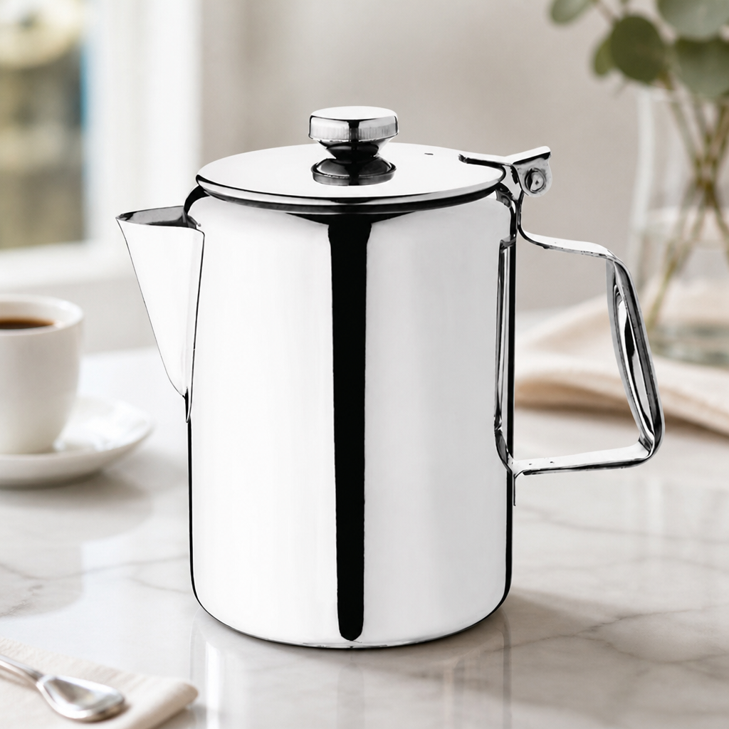 900ml Stainless Steel Coffee Pot Commercial Teapot