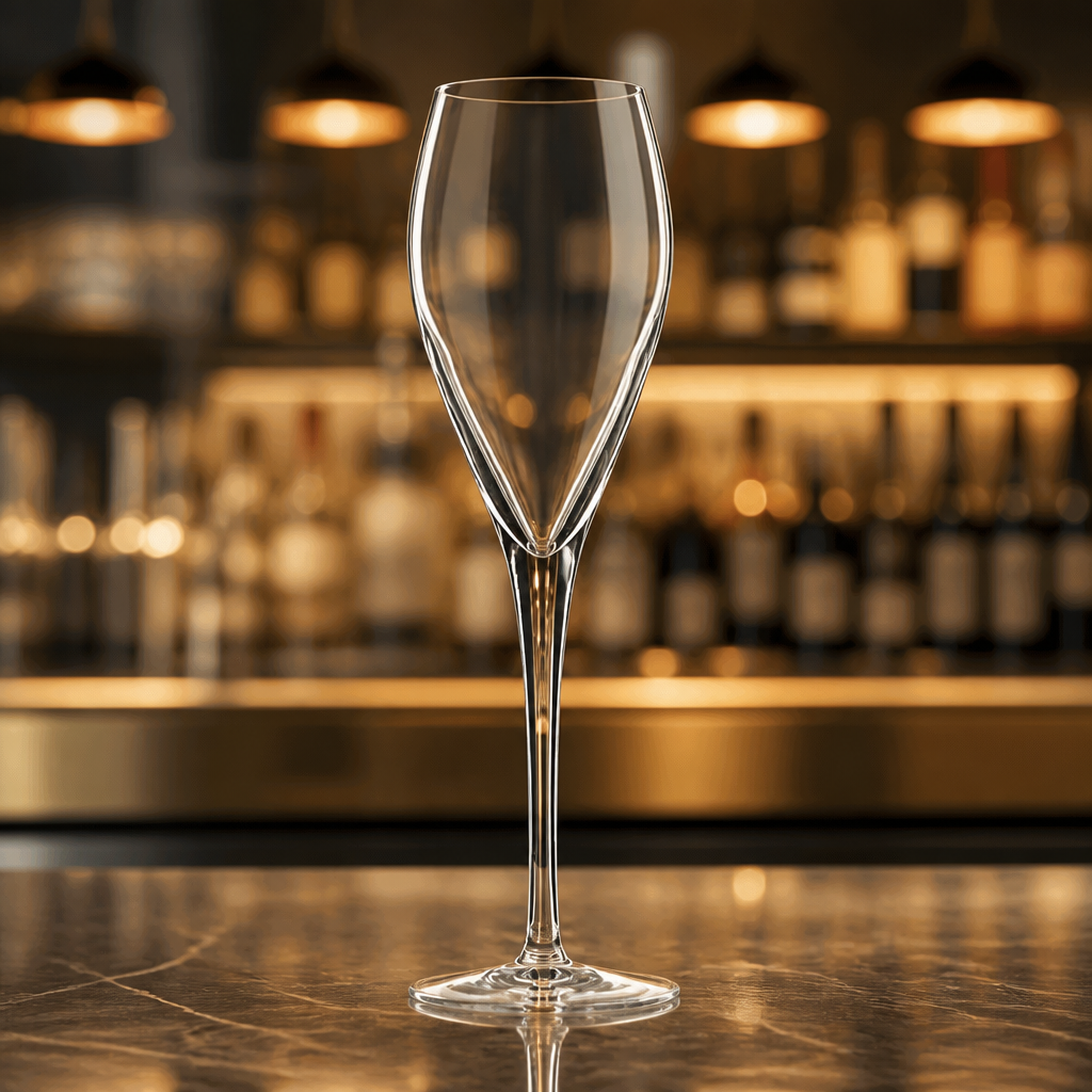 Commercial Champagne Glasses 200ml 24 Pack Lead-Free Crystal