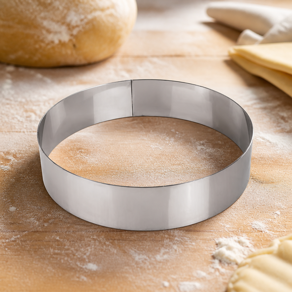 Commercial Stainless Steel Mousse Ring 200mm x 45mm