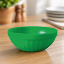 Commercial Polypropylene Salad Bowls Green 103mm 12 Pack