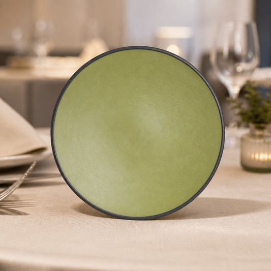 203mm Round Melamine Plates for Catering (24 Pack)