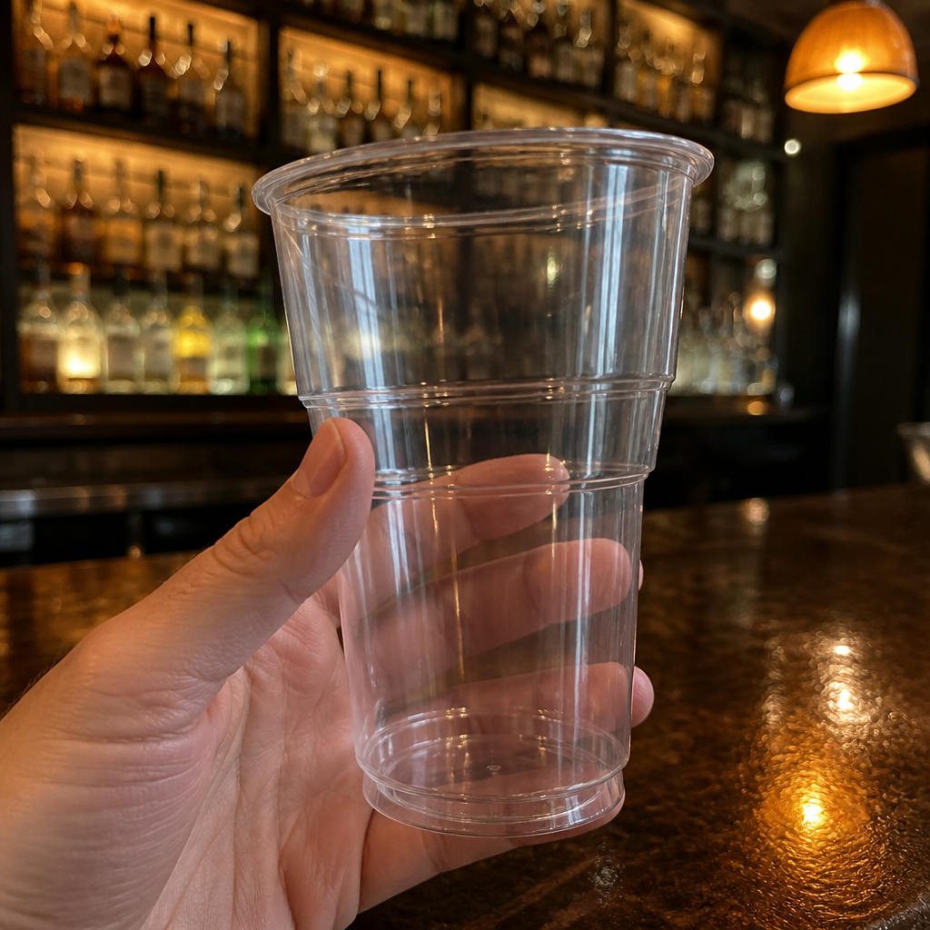 Commercial Plastic Pint Glasses 570ml Clear 1000 Pack