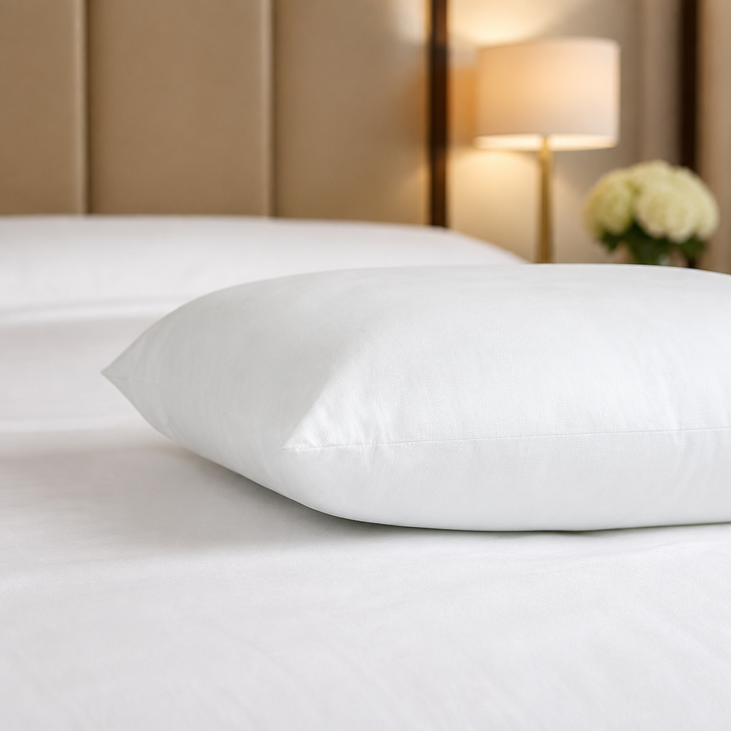 Flame Retardant Commercial Pillow for Care Homes and Hostels