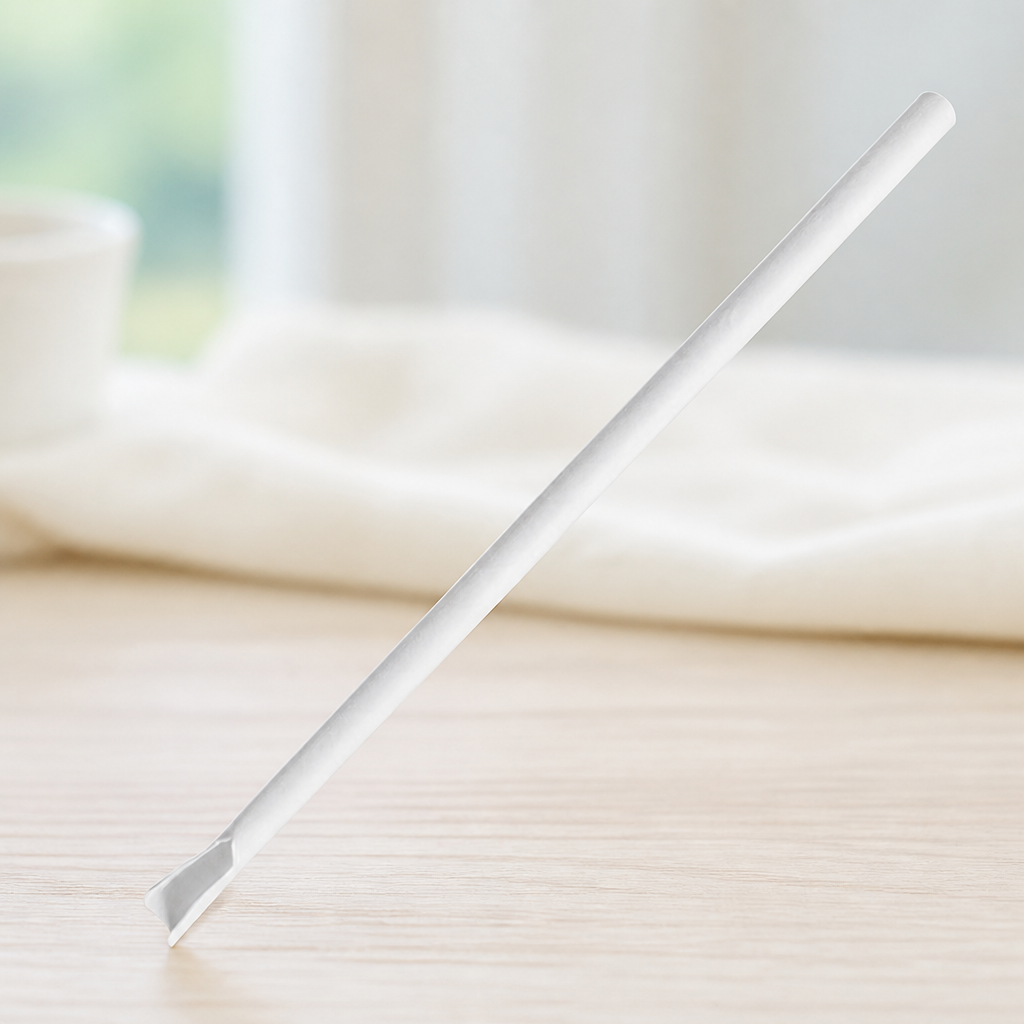 Compostable Paper Straws 210mm 250 Pack for Smoothies and Drinks