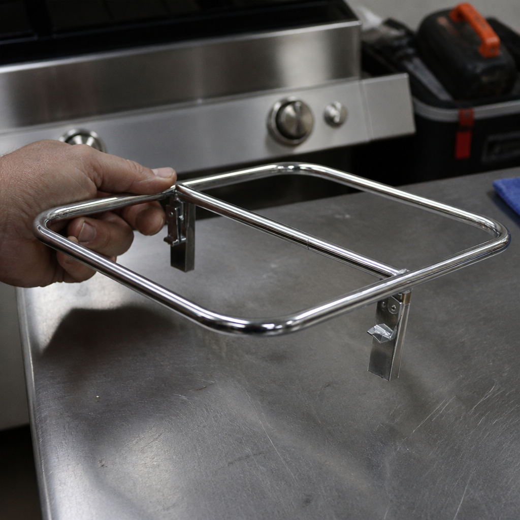 Commercial BBQ Pan Support Frame for Gastronorm Pans