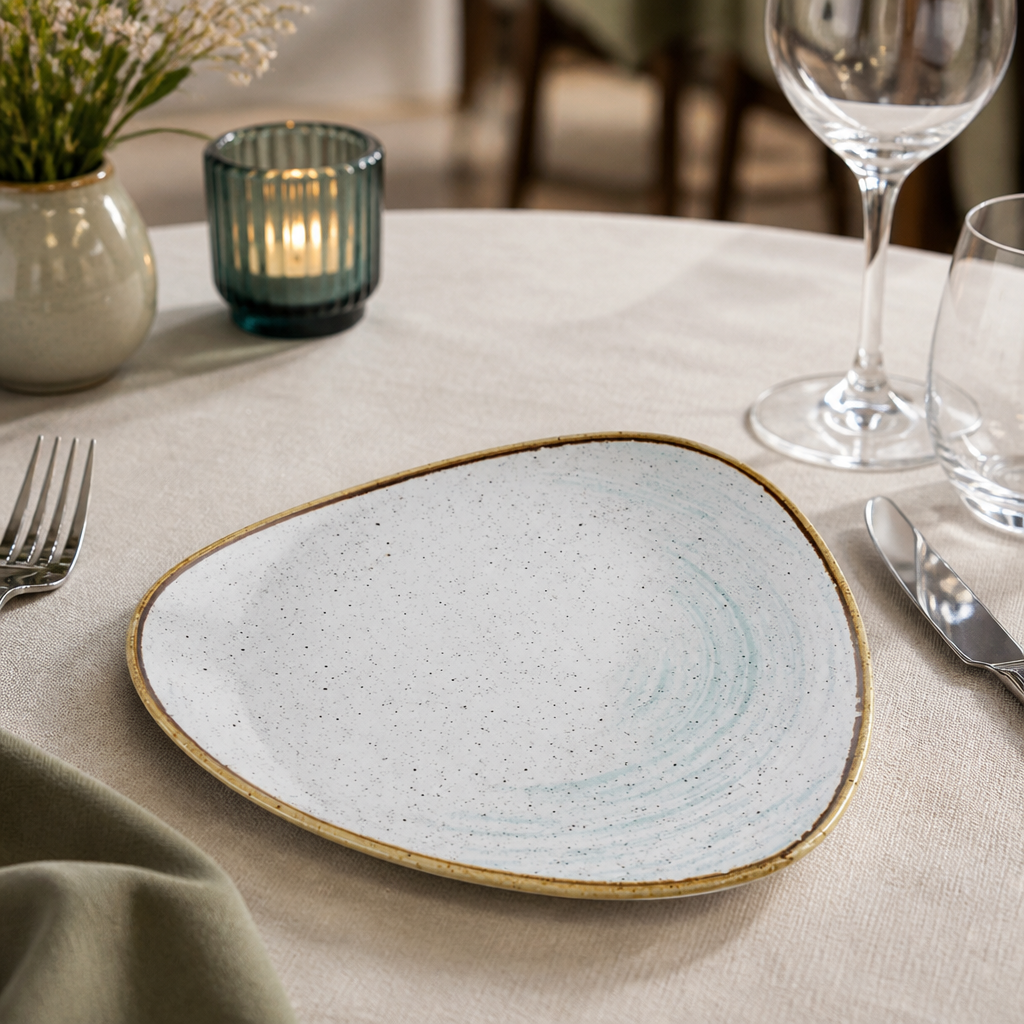 Commercial Accents Plate 229mm in Duck Egg Blue