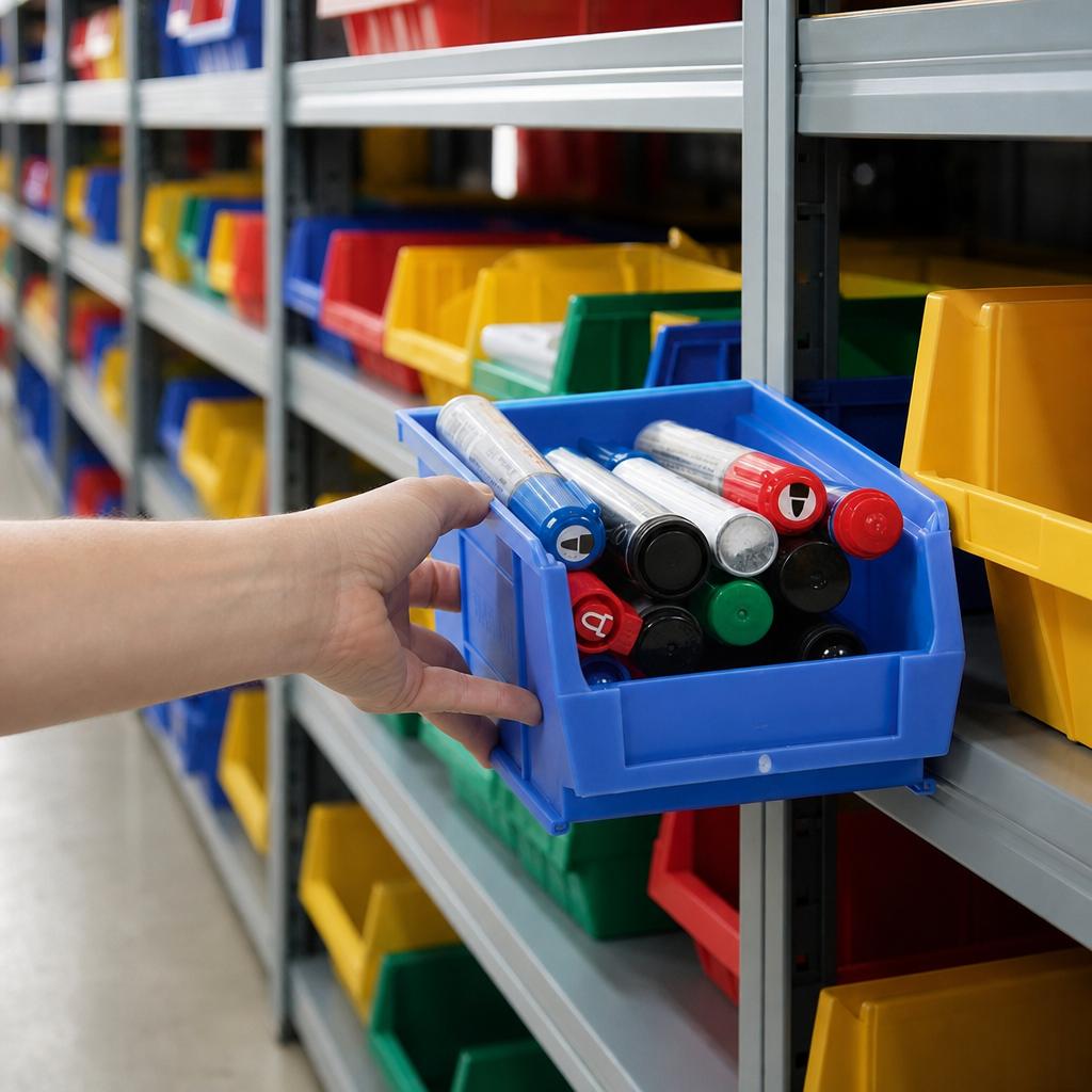 1.27L Premium Plastic Small Parts Storage Bins