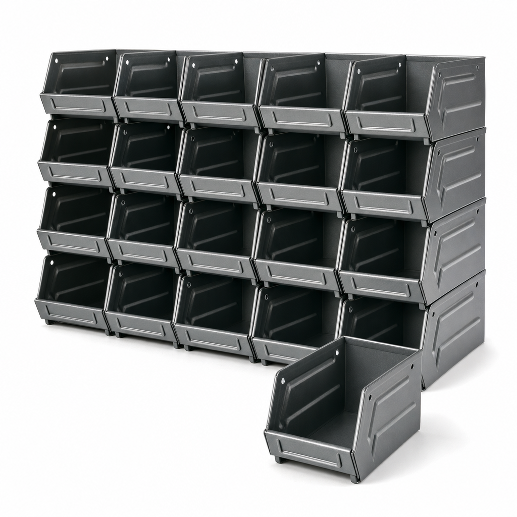 1.27L Small Parts Storage Bins – Pack of 20