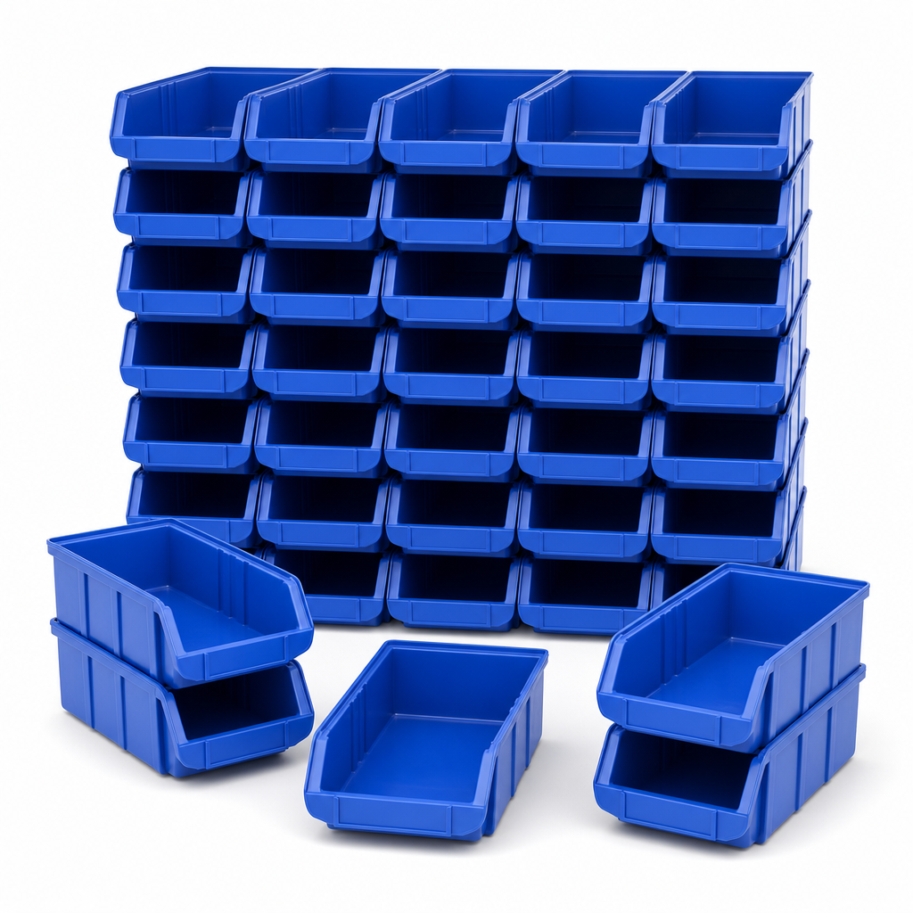 1 Litre Plastic Storage Picking Bins – Pack of 48