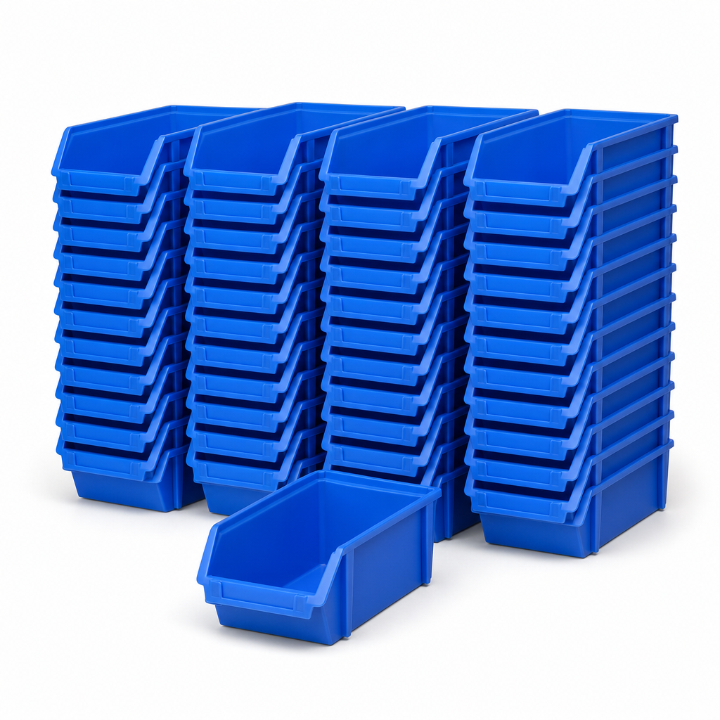 1 Litre Plastic Storage Picking Bins – Pack of 50