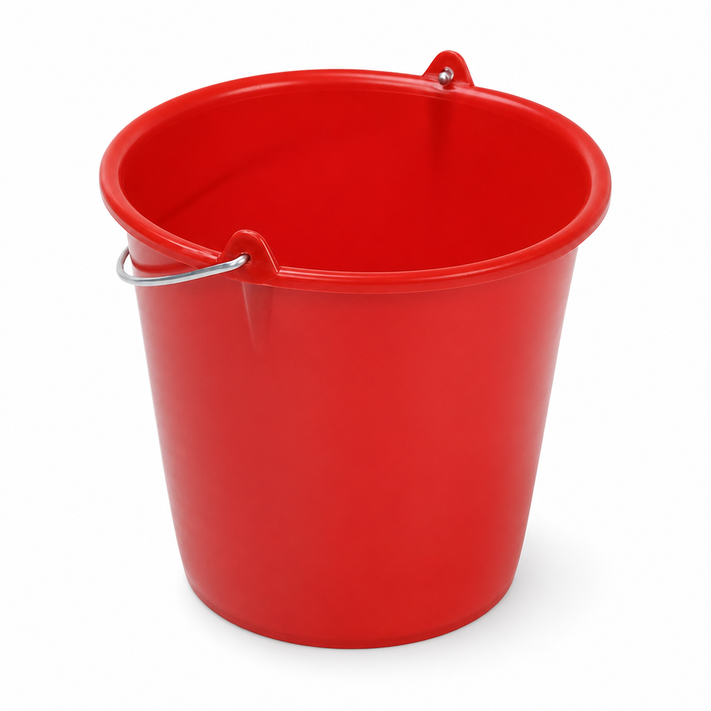 10 Litre Round Plastic Household Cleaning Bucket