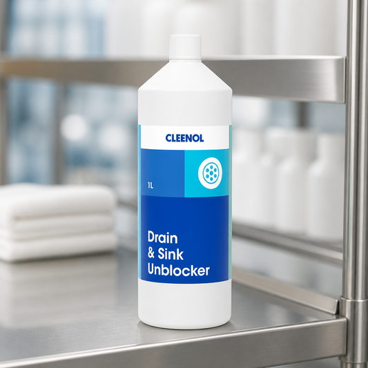 Commercial Drain & Sink Unblocker 1L Heavy-Duty Cleaning Solution