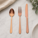 Commercial Copper Cutlery Sample Set - Knife, Fork, Spoon