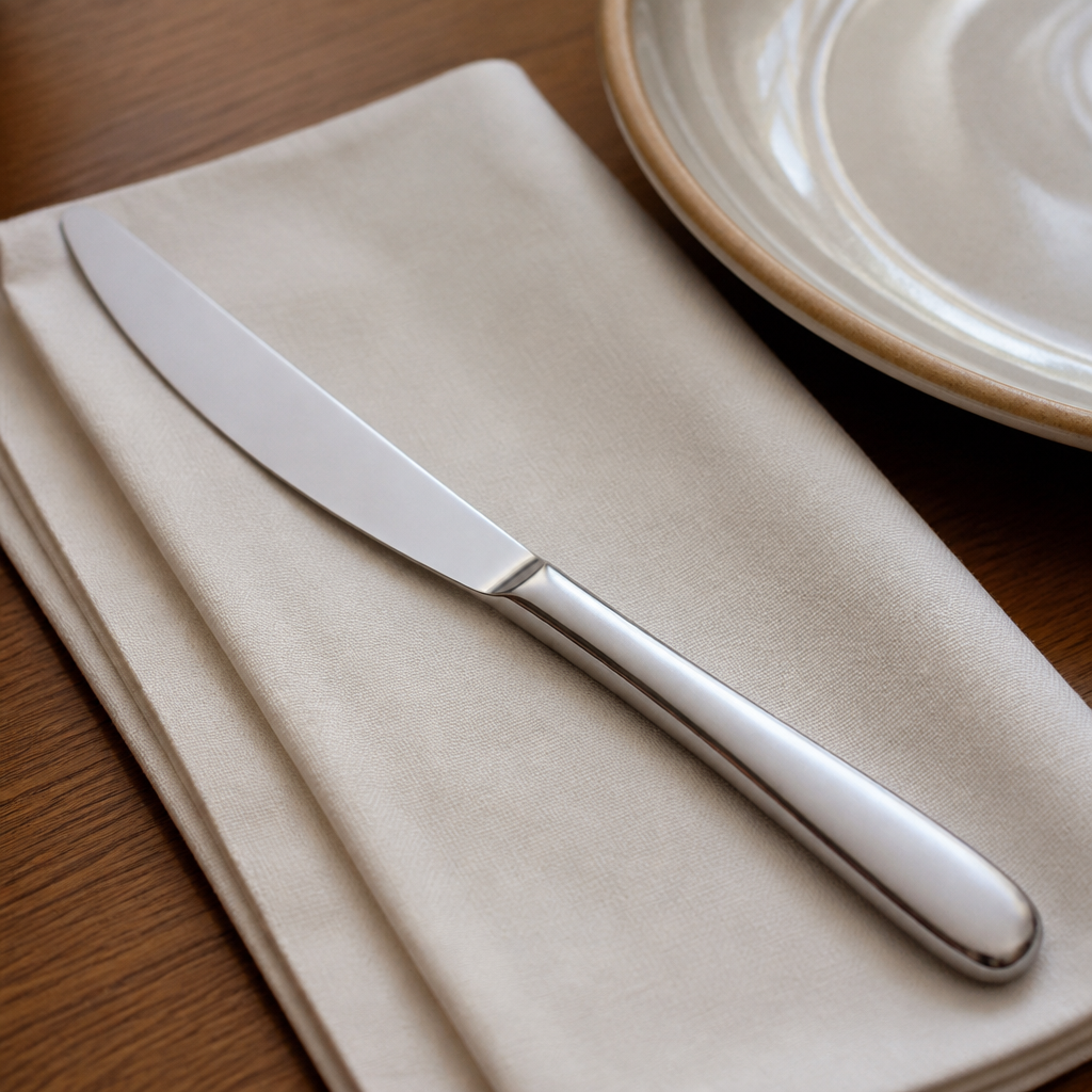 Set of 12 commercial dessert knives for catering and events
