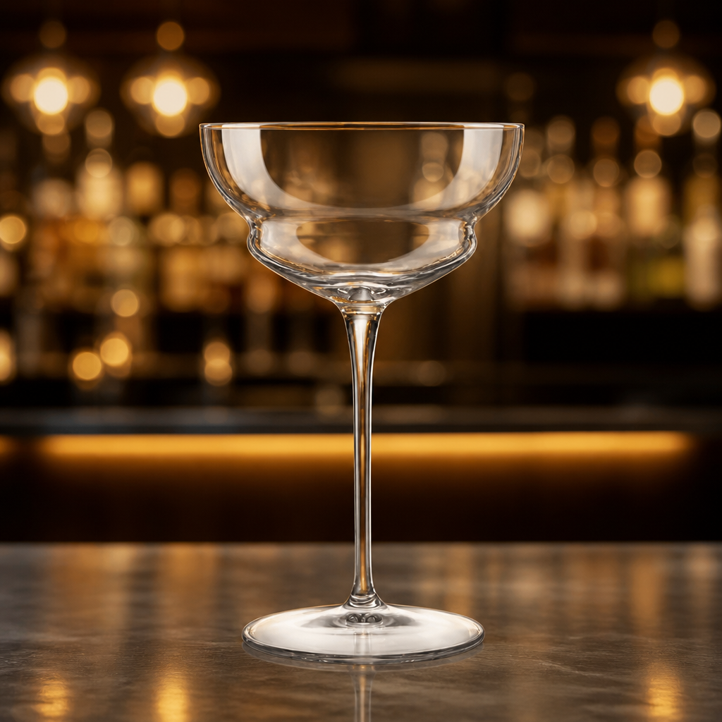 Commercial Martini Glasses 250ml Clear Ultra-Thin Rim 12 Pack