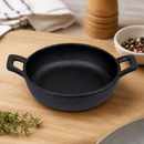 Cast Iron Round Eared Dish 120mm 0.25 Ltr Commercial Tapas Bowl